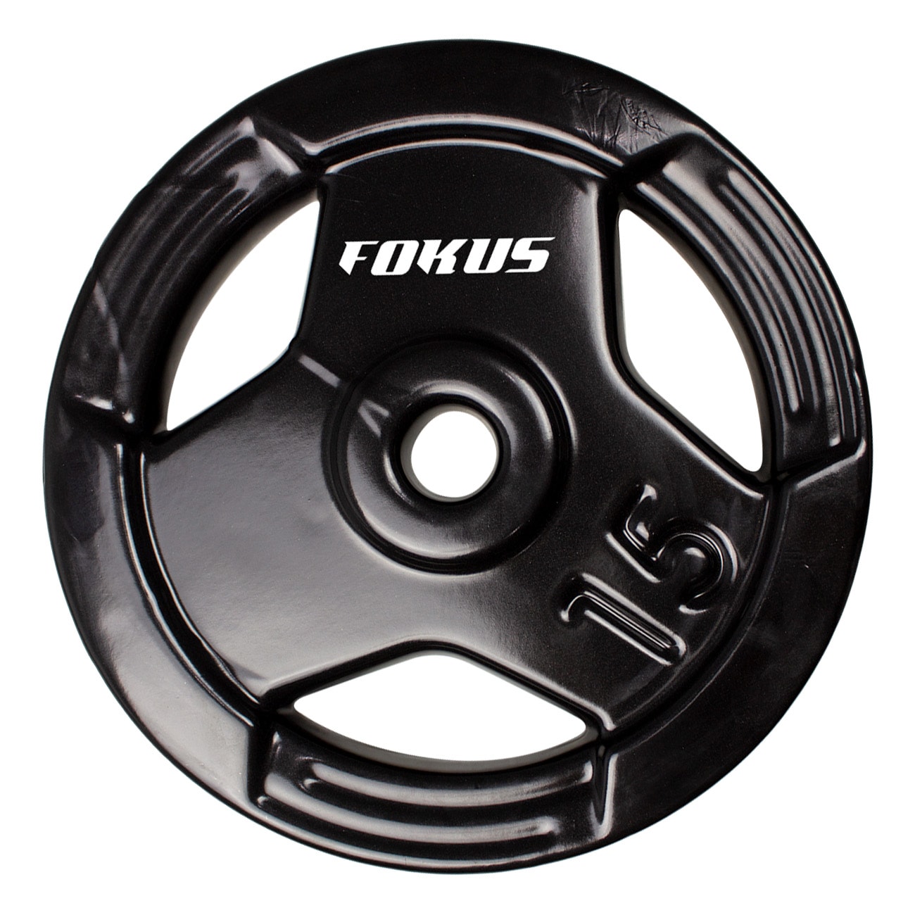 Anilha Olímpica Black Fokus 15kg | Importada | Fokus Fit