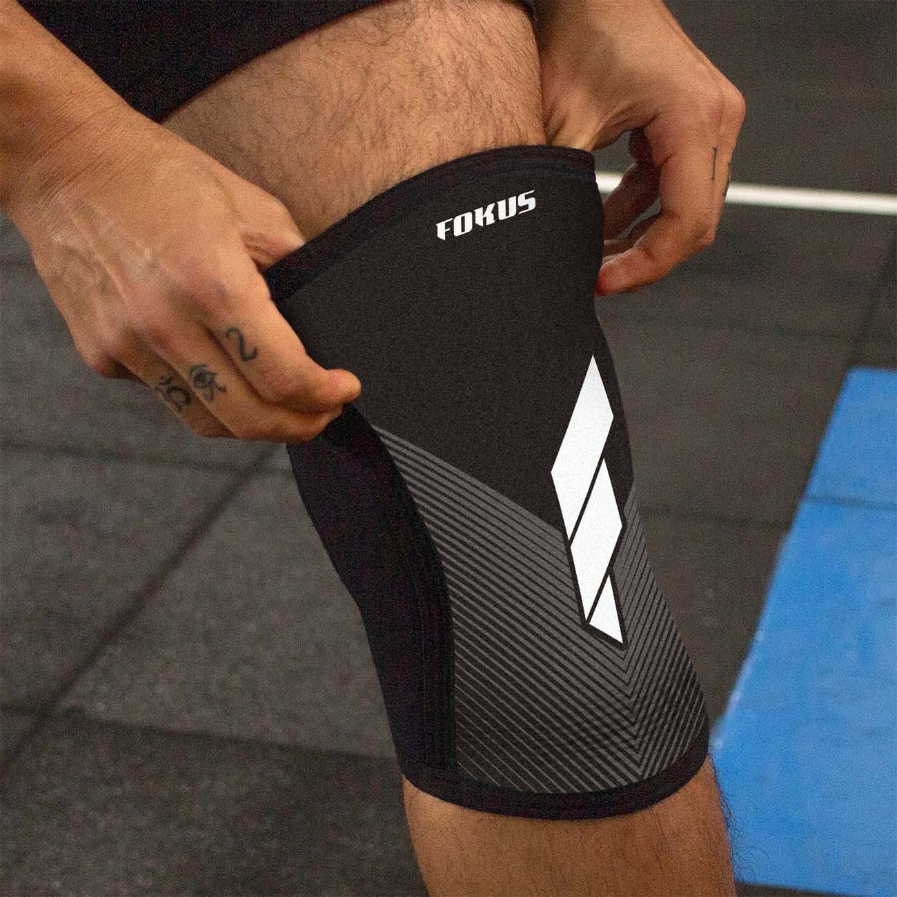 Joelheira Crossfit Fokus 7mm | LPO e Agachamento | Fokus Fit